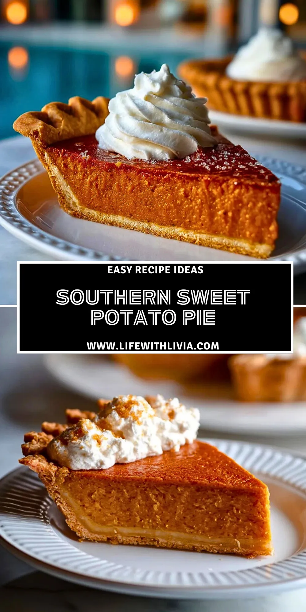 Southern Sweet Potato Pie - Pin 1