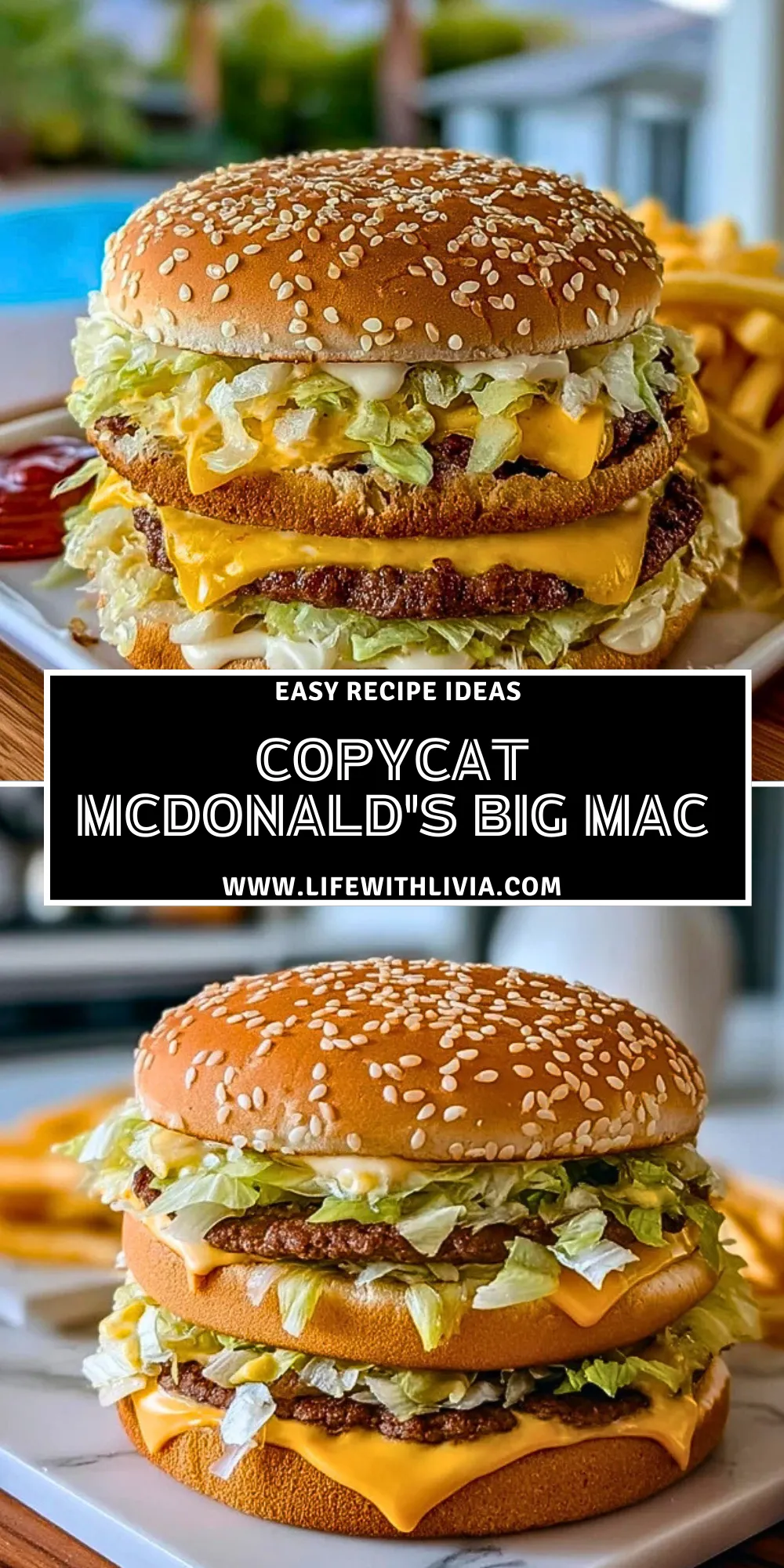 Copycat McDonald's Big Mac- Pin 1