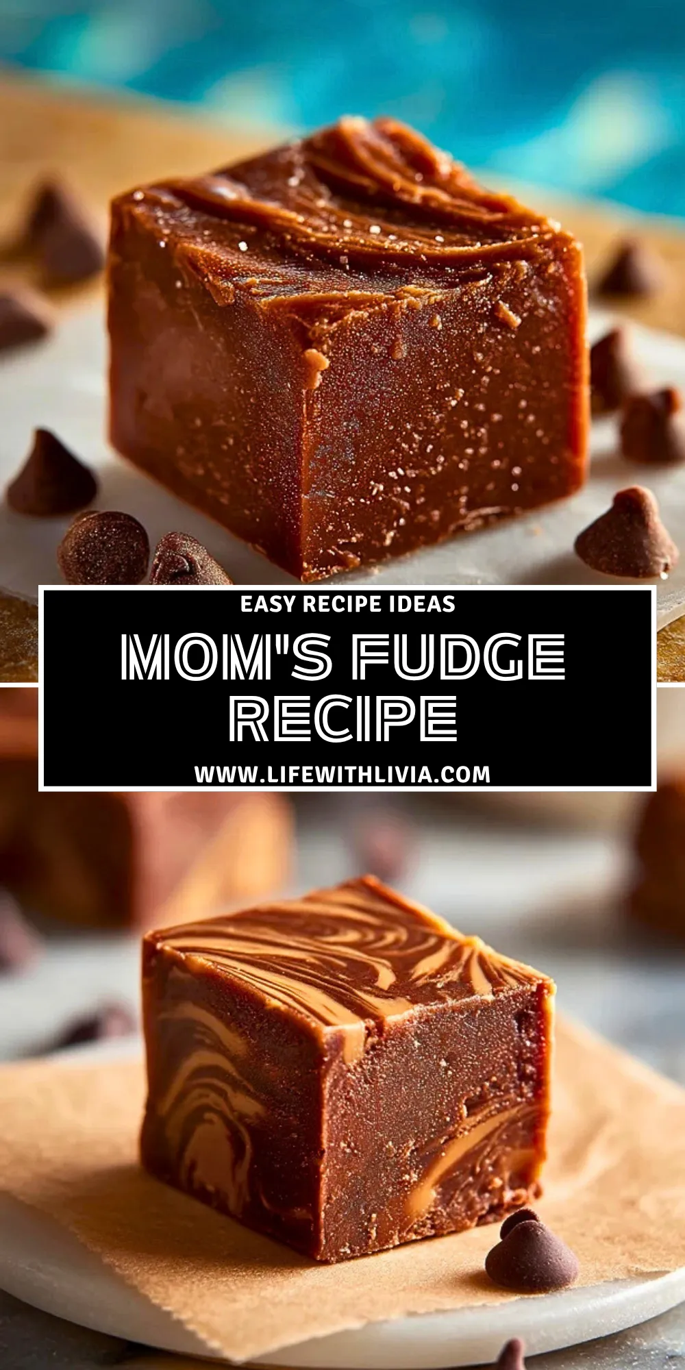 Mom's Fudge Recipe - Pin 1