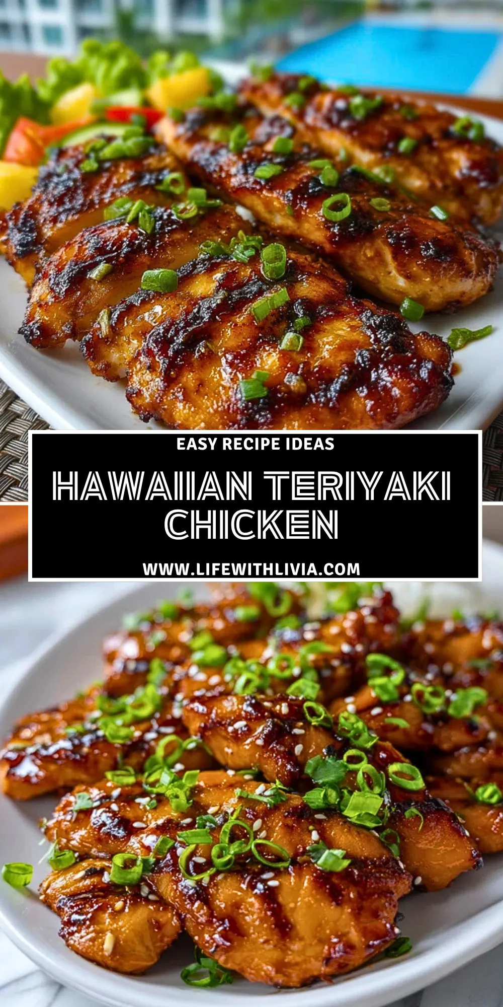 Hawaiian Teriyaki Chicken - Pin 1