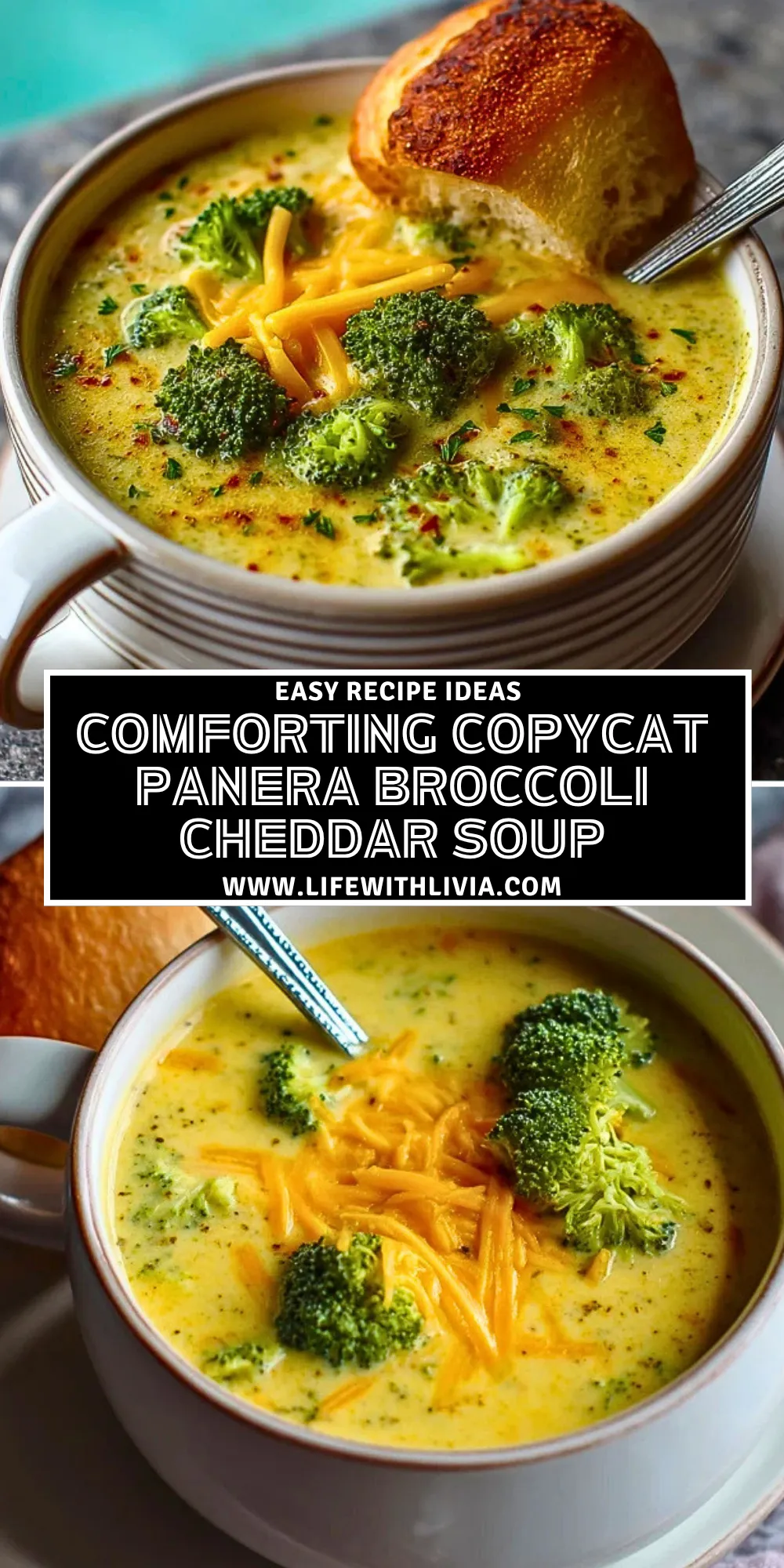 _Comforting Copycat Panera Broccoli Cheddar Soup - Pin 1