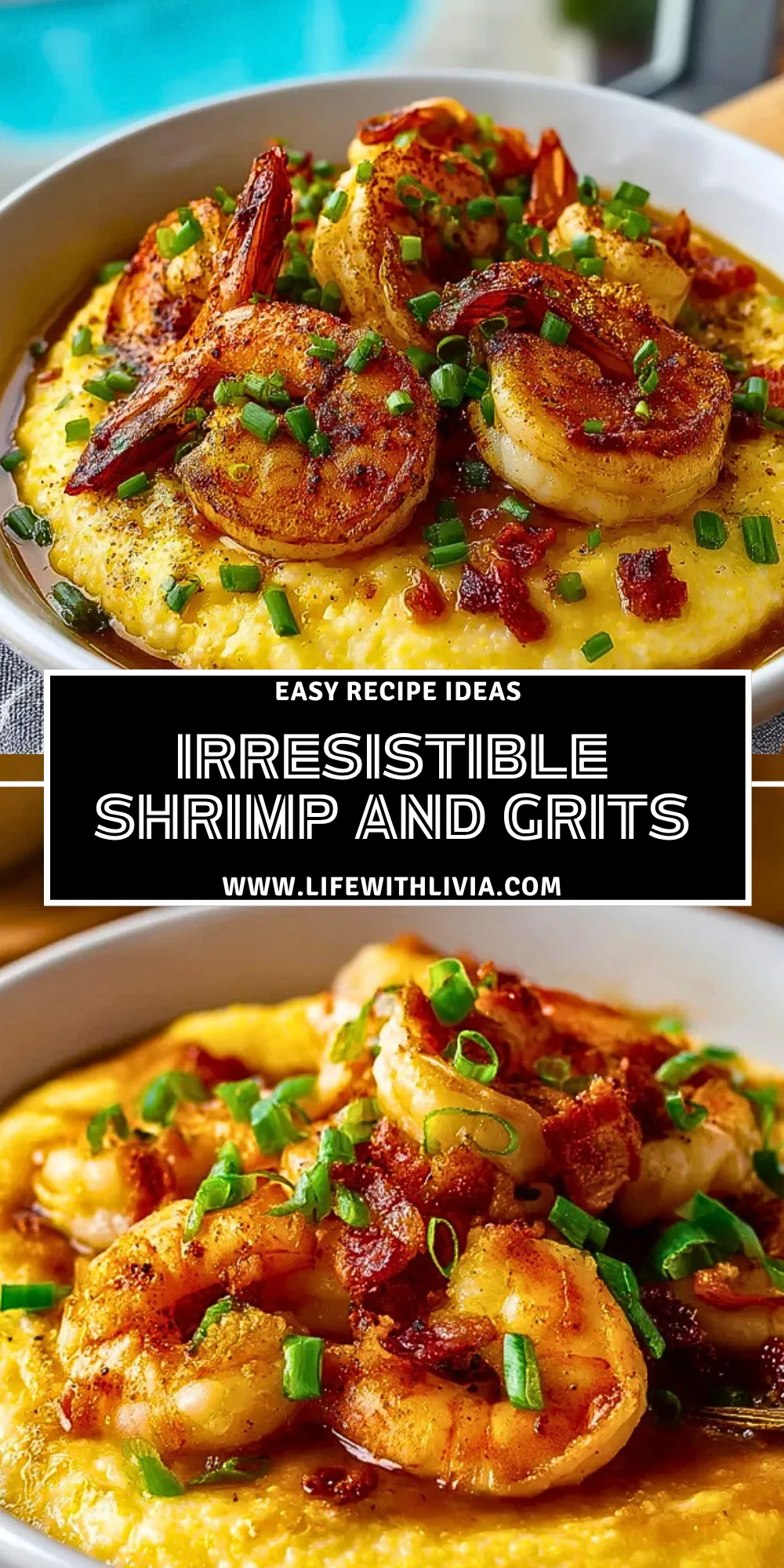 Irresistible Shrimp And Grits - Pin 1