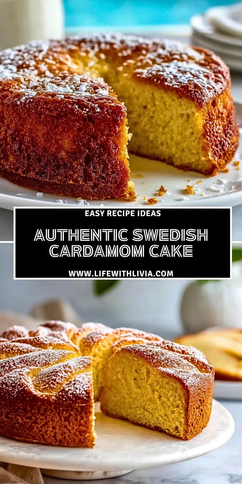 Authentic Swedish Cardamom Cake - Pin 1 (1)