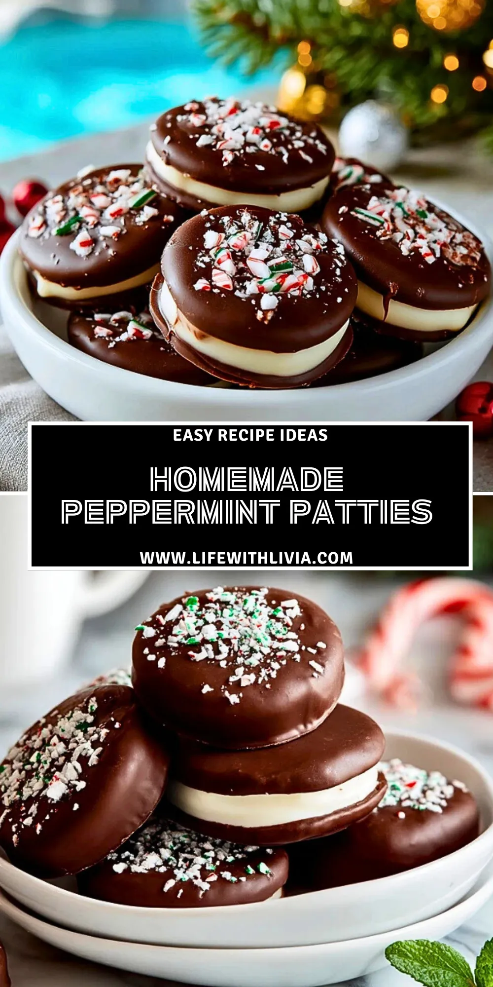 Homemade Peppermint Patties- Pin 1