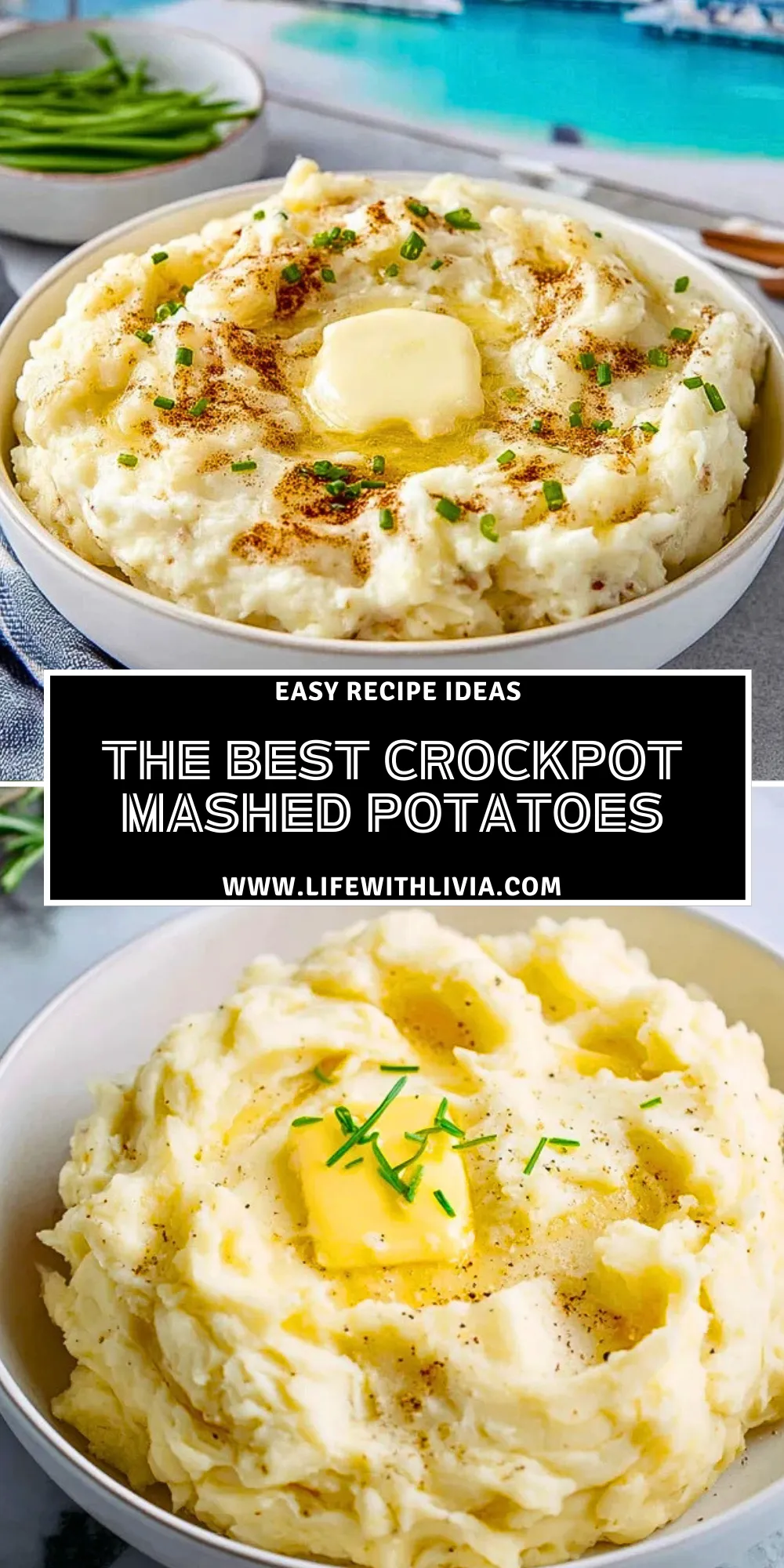 The Best Crockpot Mashed Potatoes - Pin 1