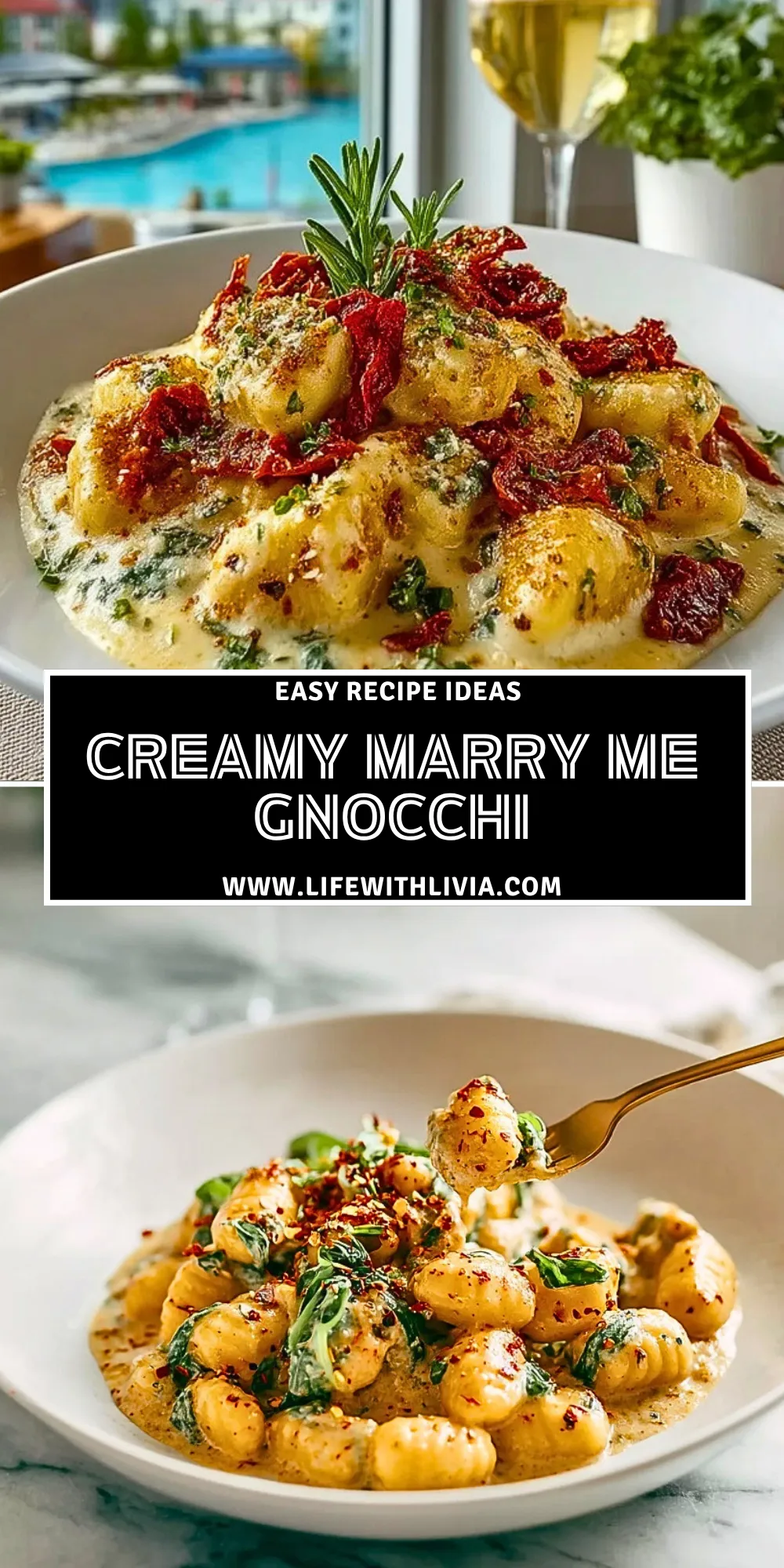 Creamy Marry Me Gnocchi - Pin 1