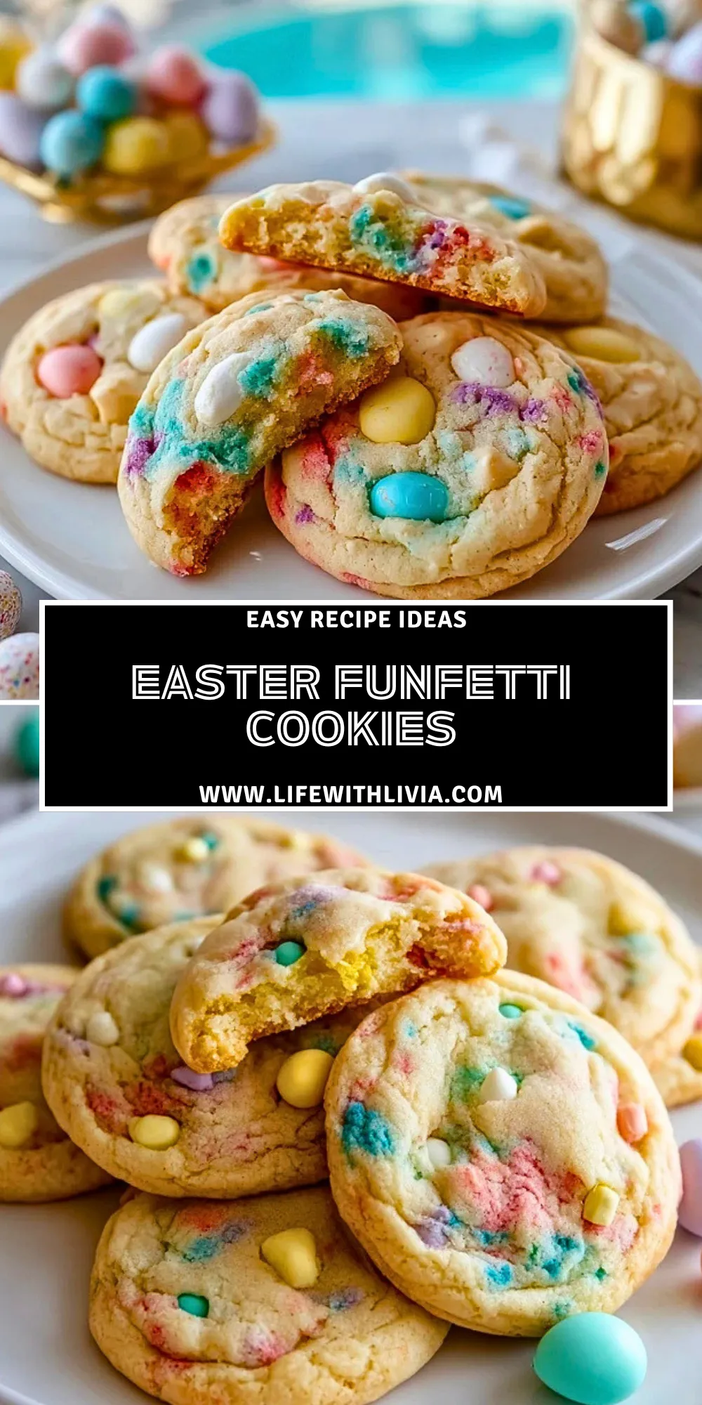 Easter Funfetti Cookies - Pin 1