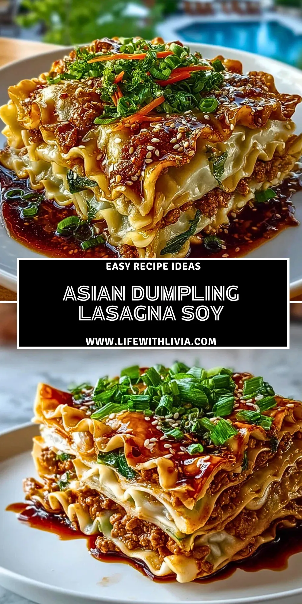 Asian Dumpling Lasagna Soy- Pin 1