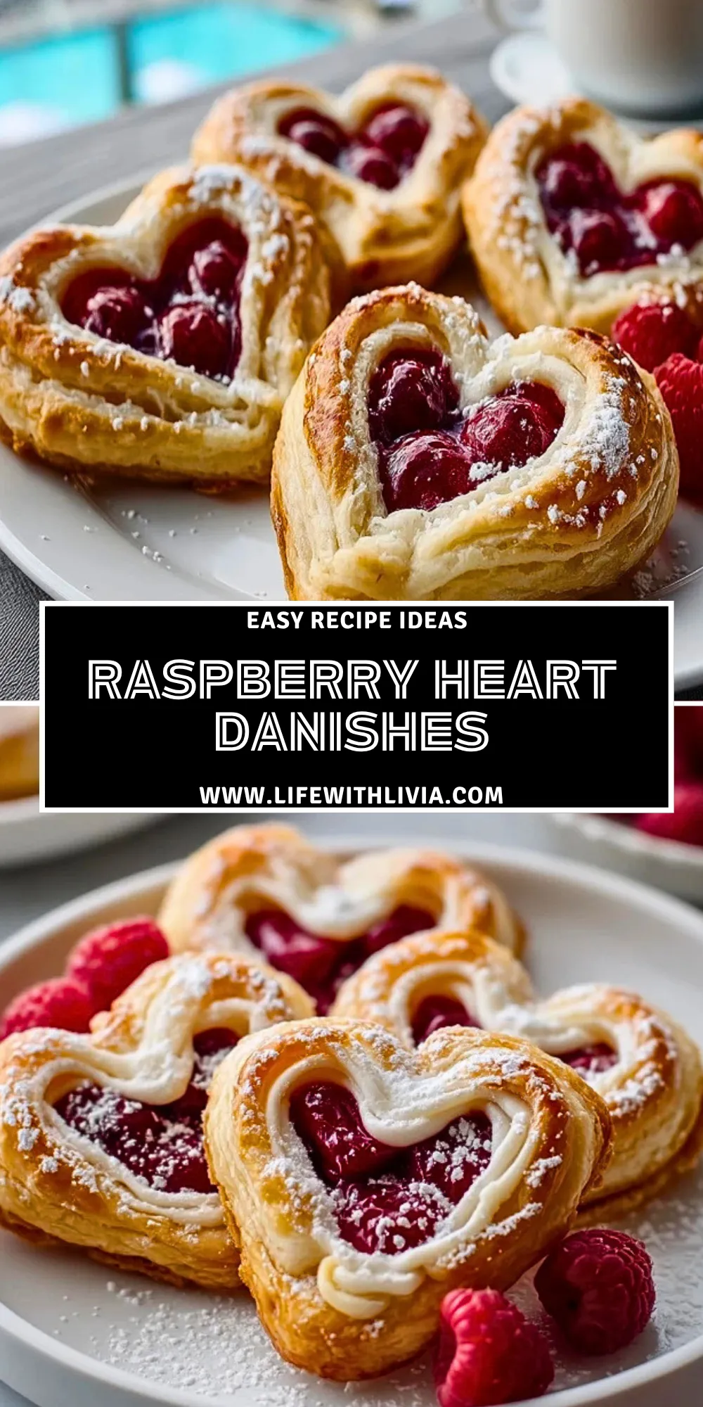 Raspberry Heart Danishes- Pin 1