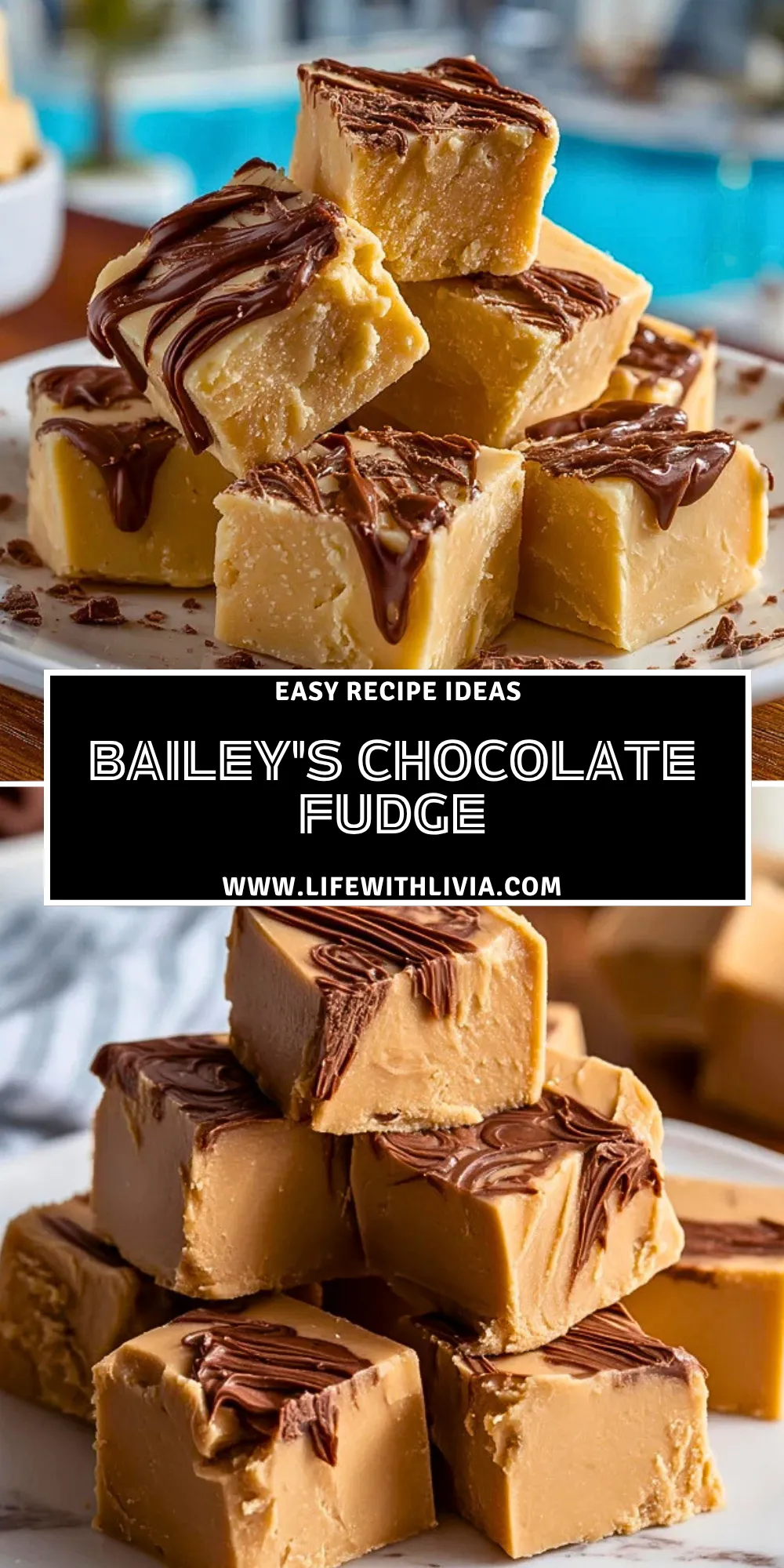 Bailey's Chocolate Fudge- Pin 1