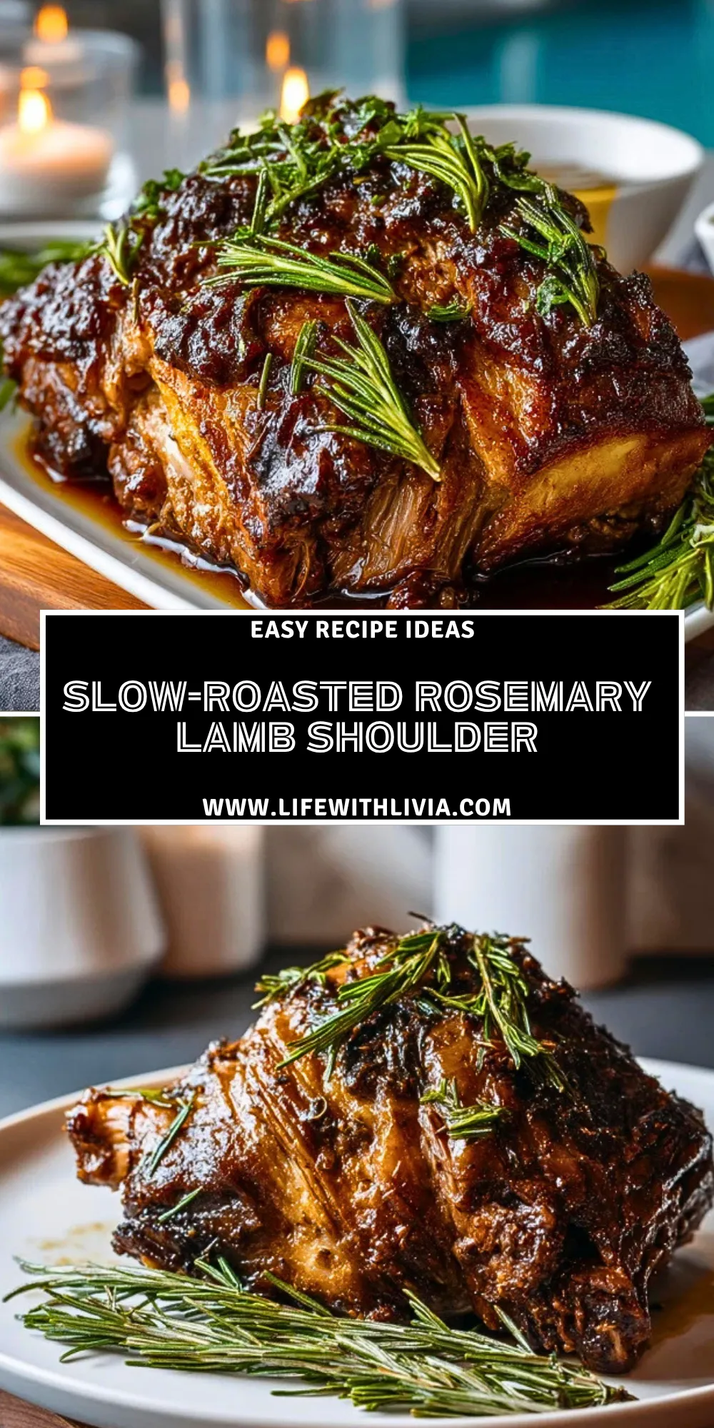 Slow-Roasted Rosemary Lamb Shoulder- Pin 1
