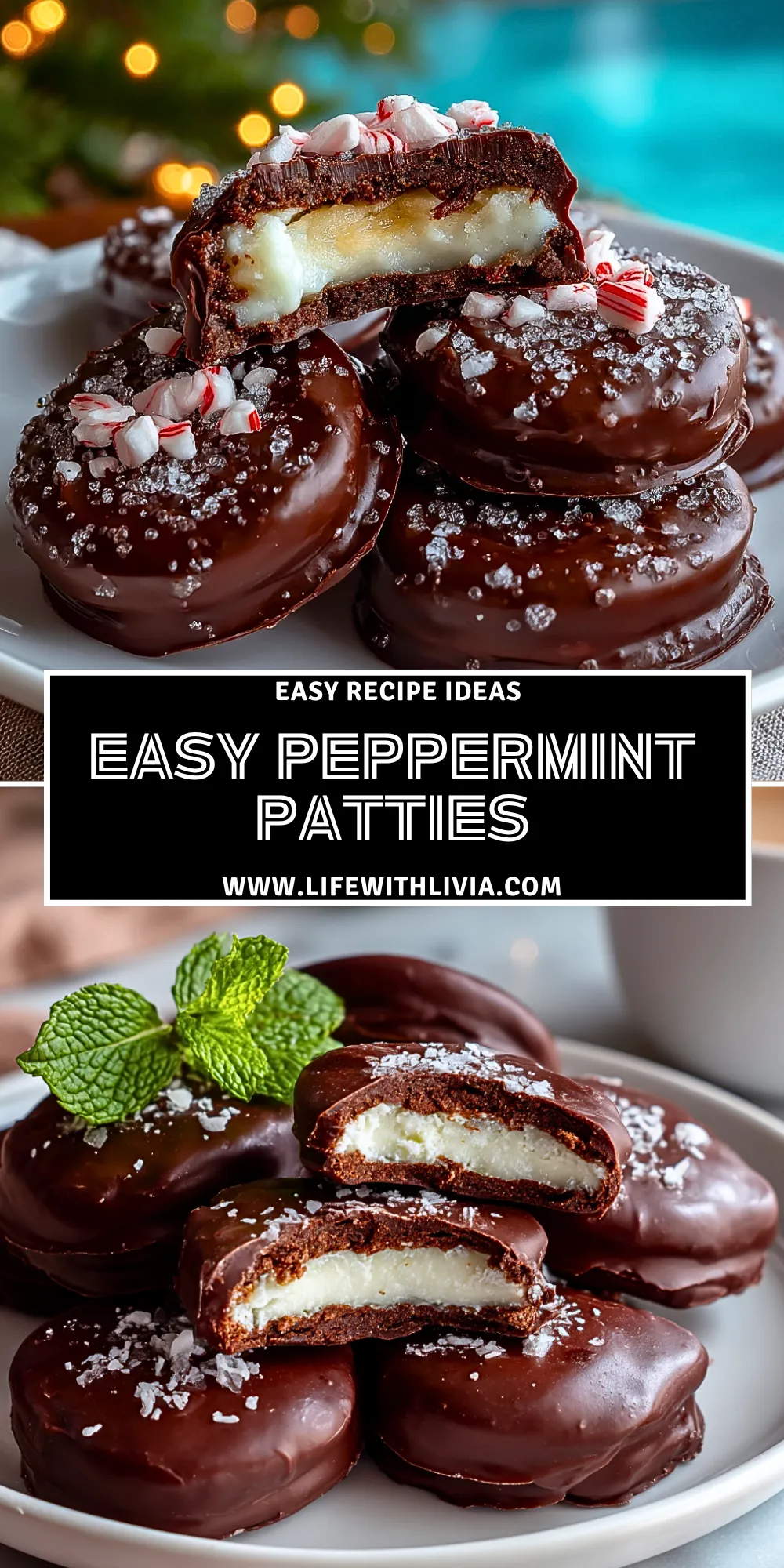 Easy Peppermint Patties- Pin 1