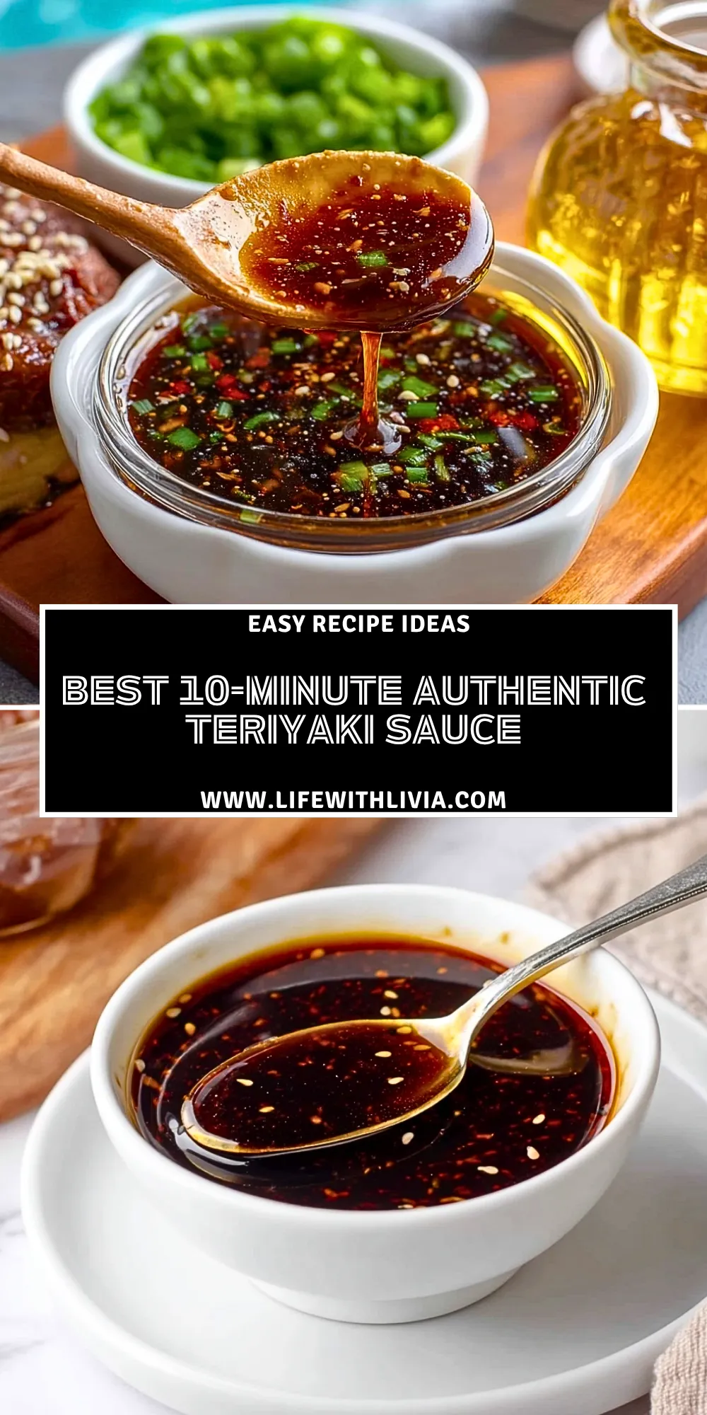 Best 10-Minute Authentic Teriyaki Sauce- Pin 1
