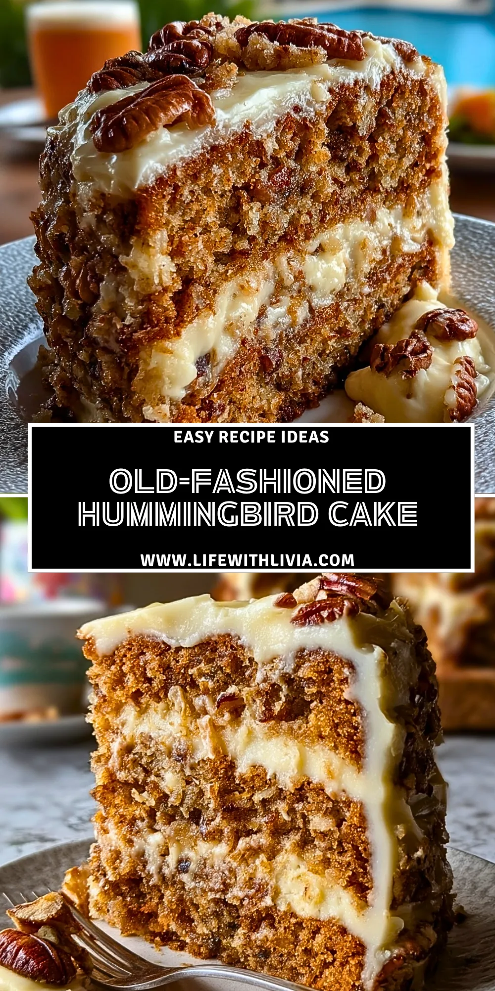 Old-Fashioned Hummingbird Cake- Pin 1