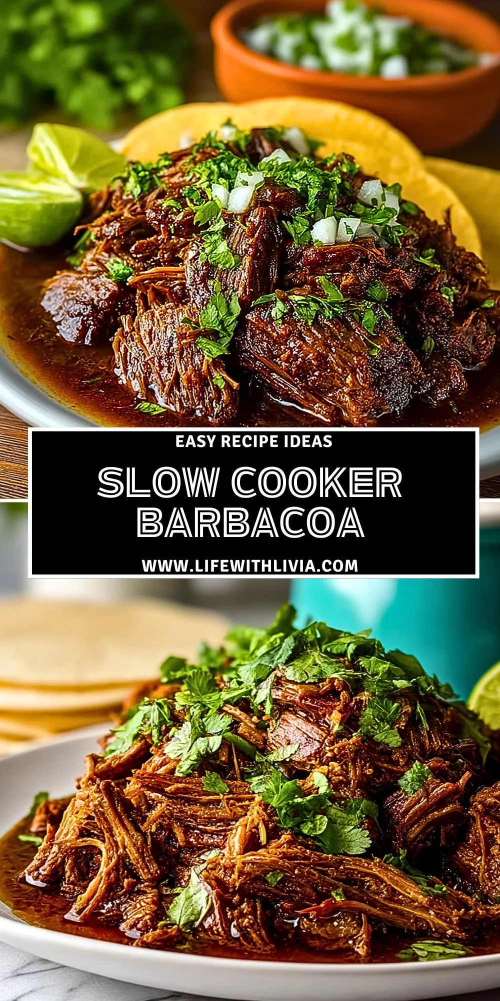 Slow Cooker Barbacoa - Pin 1