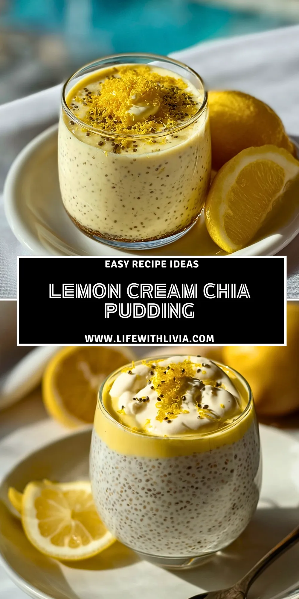 Lemon Cream Chia Pudding - Pin 1 (1)