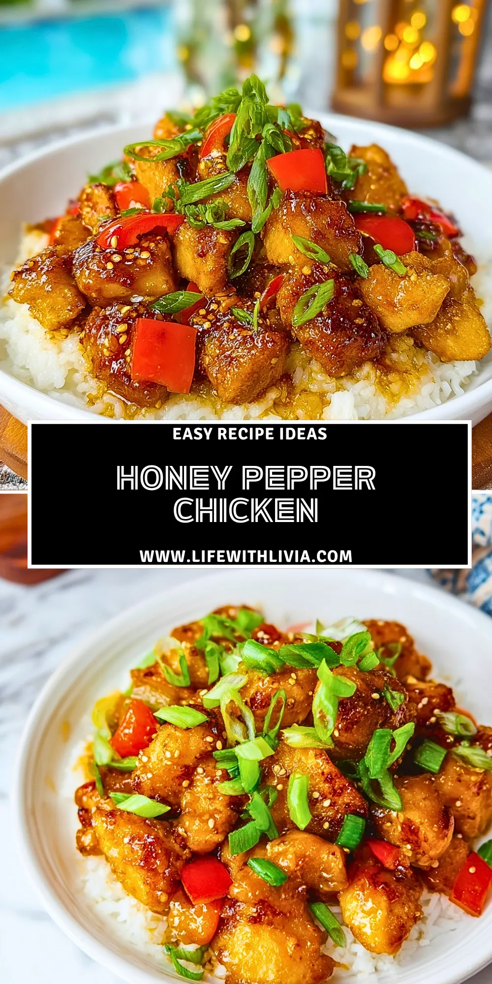 Honey Pepper Chicken - Pin 1