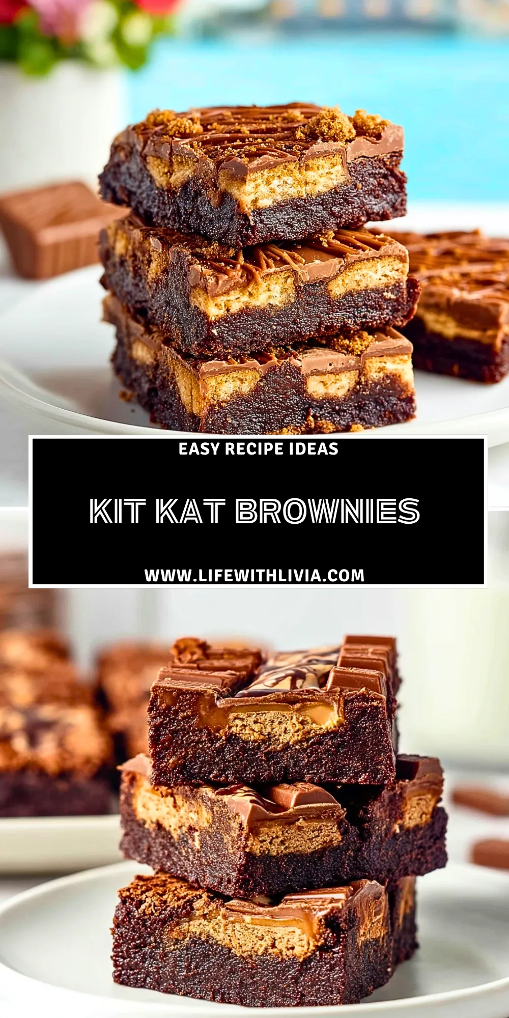 Kit Kat Brownies - Pin 1