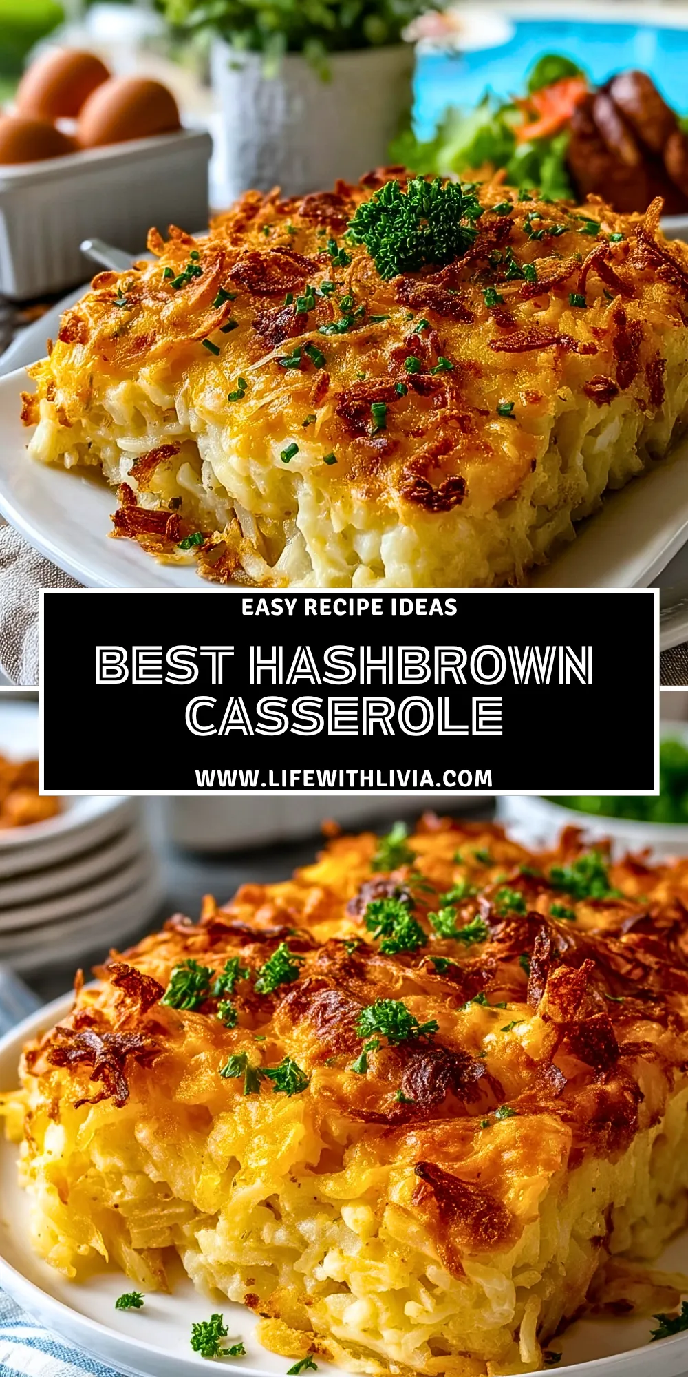 Best Hashbrown Casserole - Pin 1