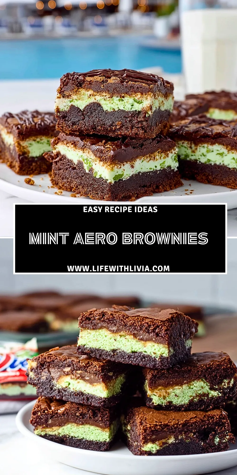 Mint Aero Brownies- Pin 1