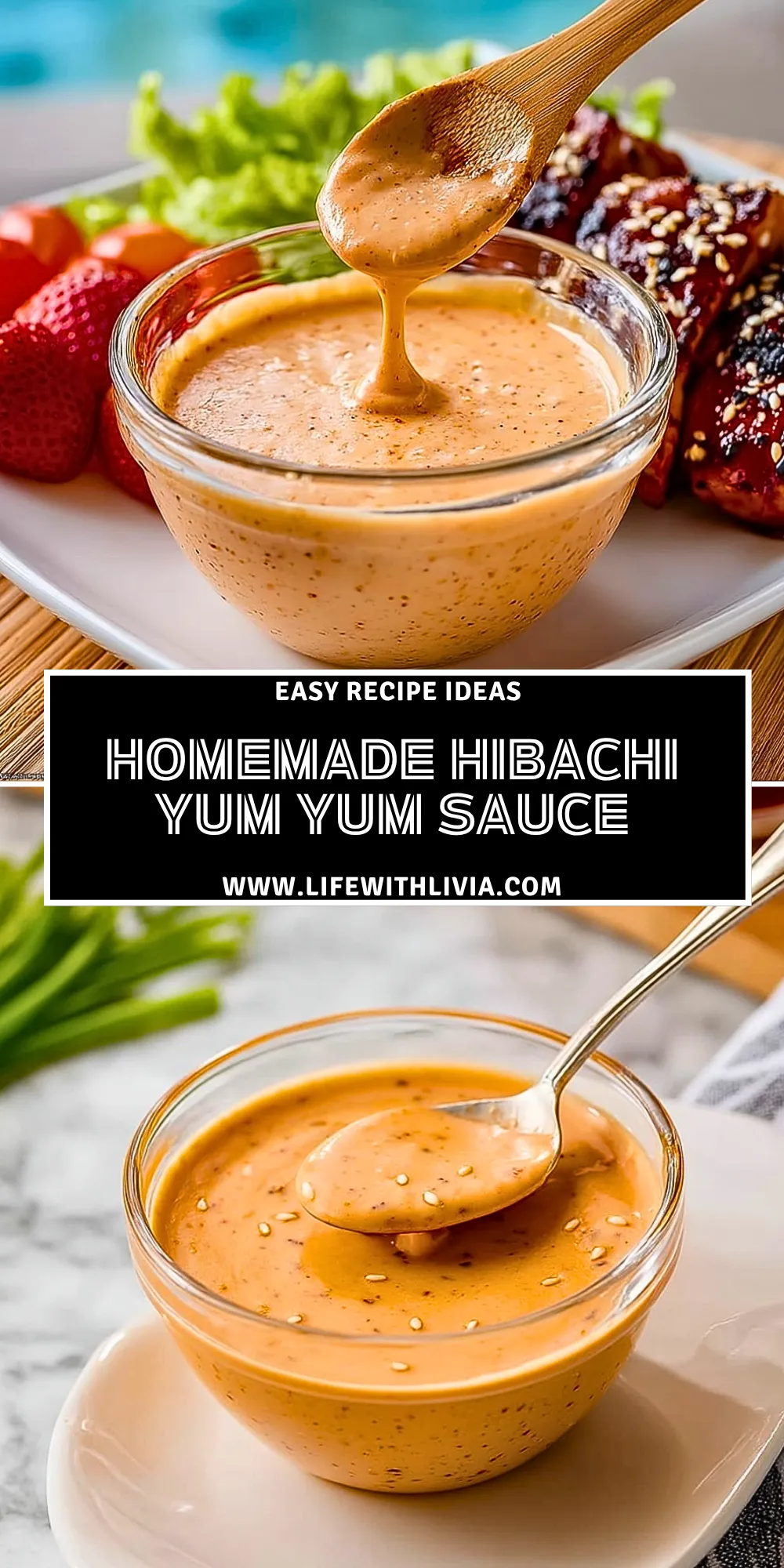 Homemade Hibachi Yum Yum Sauce - Pin 1