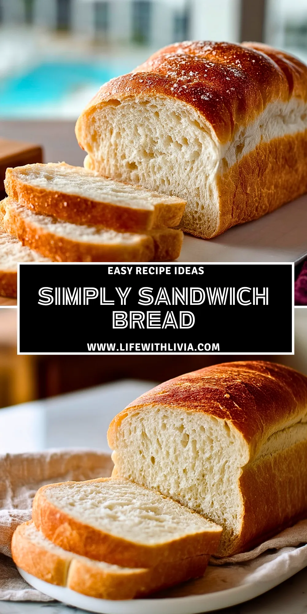 Simply Sandwich Bread - Pin 1