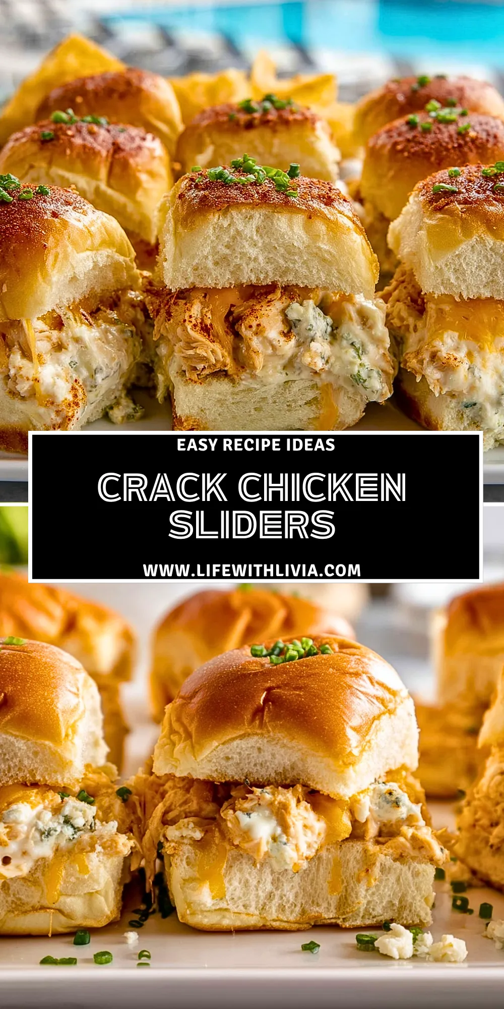 Crack Chicken Sliders - Pin 1