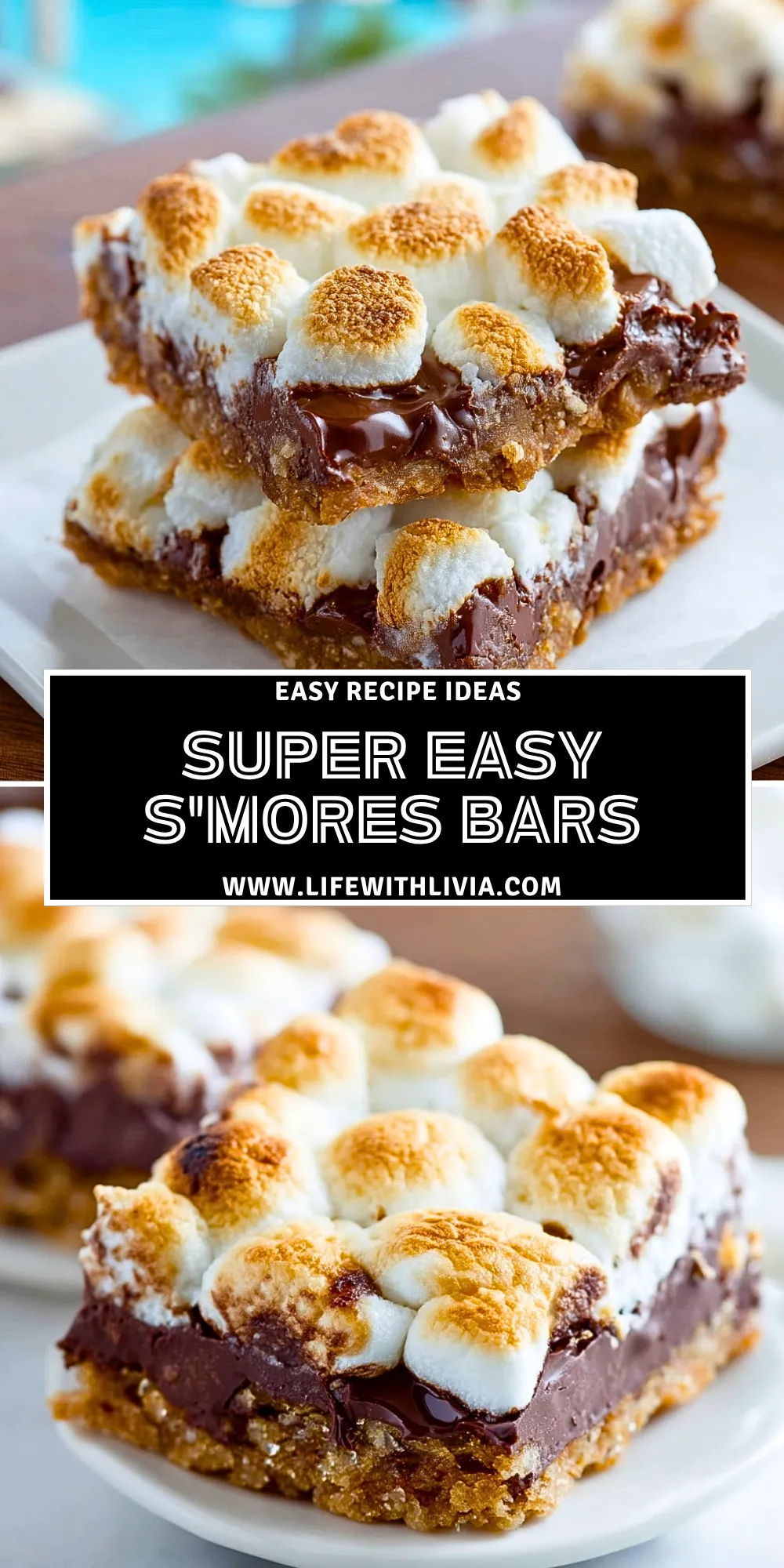Super Easy S'mores Bars - Pin 1 (5)